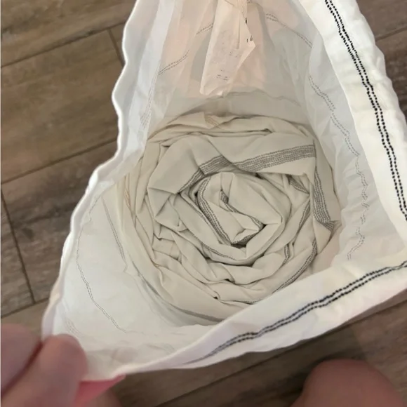 Hearth & Hand with Magnolia Striped White and Gray Bedding Set King Size - Picture 6 of 13